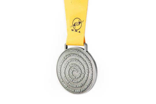 Second Place spiral medal